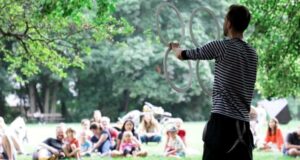 ''Cyrk'' - wystawa w Królikarni i nauka żonglerki