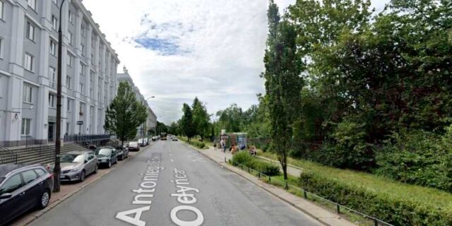 Ul. Odyńca od al. Niepodległości do Wołoskiej. Fot. Street View.