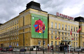 Budynek Polskiego Radia przy al. Niepodległości 77-85 w Warszawie. Fot. Adrian Grycuk (Wikimedia)